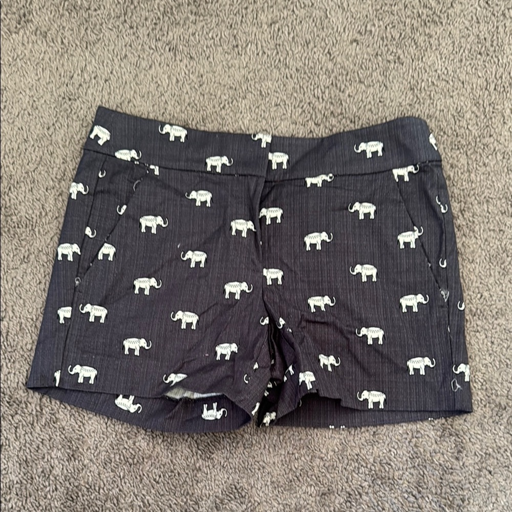 Loft NWT Riviera Elephant Print Shorts